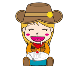 Cutie Cowgirl (Cowboy girl version) sticker #8796801