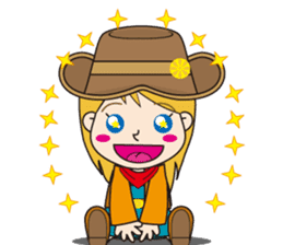 Cutie Cowgirl (Cowboy girl version) sticker #8796802
