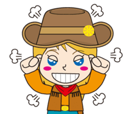 Cutie Cowgirl (Cowboy girl version) sticker #8796803