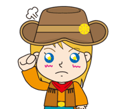 Cutie Cowgirl (Cowboy girl version) sticker #8796804