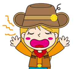 Cutie Cowgirl (Cowboy girl version) sticker #8796805