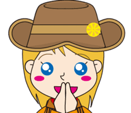 Cutie Cowgirl (Cowboy girl version) sticker #8796806