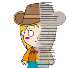Cutie Cowgirl (Cowboy girl version) sticker #8796807