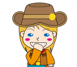 Cutie Cowgirl (Cowboy girl version) sticker #8796808