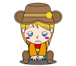 Cutie Cowgirl (Cowboy girl version) sticker #8796809