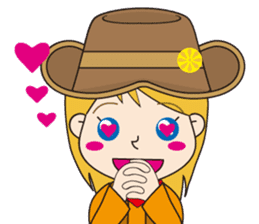 Cutie Cowgirl (Cowboy girl version) sticker #8796815