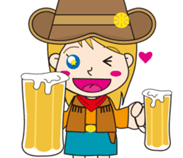 Cutie Cowgirl (Cowboy girl version) sticker #8796817