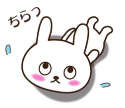 Kansai accent rabbit (the pretty type) sticker #8797212