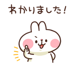 Cute rabbit stickers 2 sticker #8797221