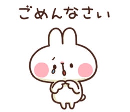 Cute rabbit stickers 2 sticker #8797236