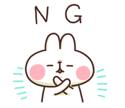 Cute rabbit stickers 2 sticker #8797242