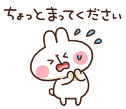 Cute rabbit stickers 2 sticker #8797243