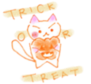 PINK&WHITE Cat Sticker sticker #8797369