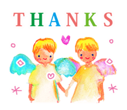 Colorful watercolor Sticker sticker #8797382