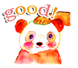 Colorful watercolor Sticker sticker #8797384