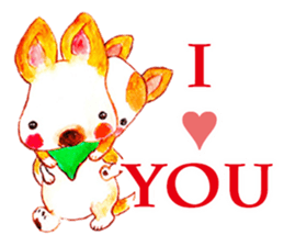 Colorful watercolor Sticker sticker #8797386