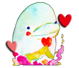 Colorful watercolor Sticker sticker #8797389