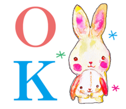 Colorful watercolor Sticker sticker #8797390