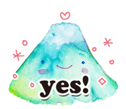 Colorful watercolor Sticker sticker #8797398