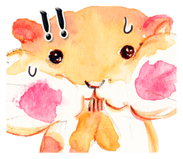 Colorful watercolor Sticker sticker #8797405