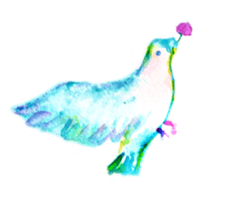 Colorful watercolor Sticker sticker #8797410