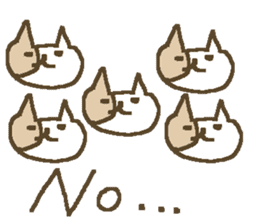 English cute cat stickers sticker #8797859