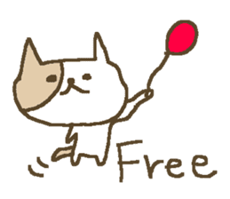 English cute cat stickers sticker #8797863