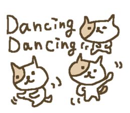 English cute cat stickers sticker #8797867