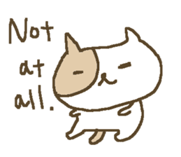 English cute cat stickers sticker #8797888