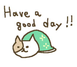 English cute cat stickers sticker #8797889