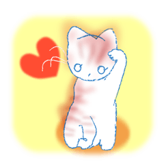 Currant- chan Sticker feat.Orange tabby