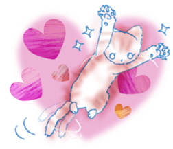 Currant- chan Sticker  feat.Orange tabby sticker #8797939