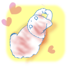 Currant- chan Sticker feat.Orange tabby sticker #8797942