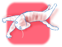 Currant- chan Sticker feat.Orange tabby sticker #8797945