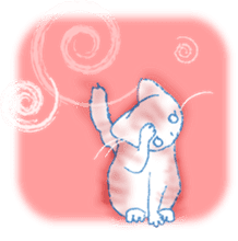 Currant- chan Sticker feat.Orange tabby sticker #8797946