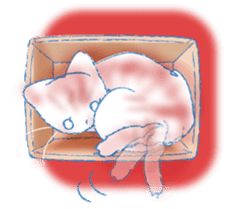 Currant- chan Sticker feat.Orange tabby sticker #8797948