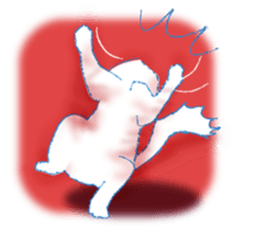 Currant- chan Sticker  feat.Orange tabby sticker #8797950