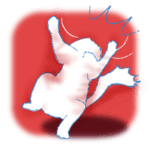 Currant- chan Sticker feat.Orange tabby sticker #8797950