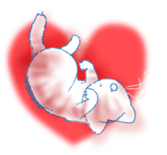 Currant- chan Sticker feat.Orange tabby sticker #8797951