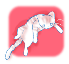 Currant- chan Sticker  feat.Orange tabby sticker #8797952