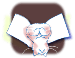 Currant- chan Sticker feat.Orange tabby sticker #8797953