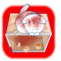 Currant- chan Sticker feat.Orange tabby sticker #8797956