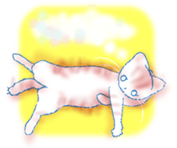 Currant- chan Sticker  feat.Orange tabby sticker #8797957