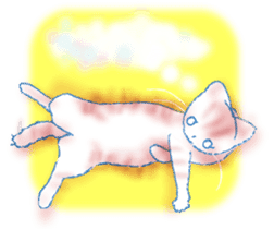 Currant- chan Sticker feat.Orange tabby sticker #8797957