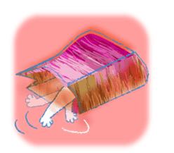 Currant- chan Sticker feat.Orange tabby sticker #8797960