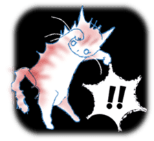 Currant- chan Sticker feat.Orange tabby sticker #8797964