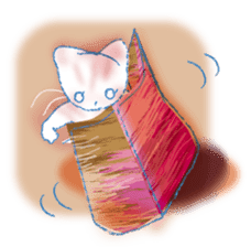 Currant- chan Sticker feat.Orange tabby sticker #8797972