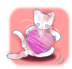 Currant- chan Sticker  feat.Orange tabby sticker #8797976