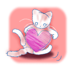 Currant- chan Sticker feat.Orange tabby sticker #8797976