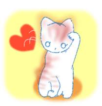 Currant- chan Sticker feat.Orange tabby sticker #8797977